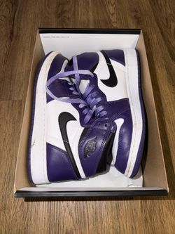 Jordan 1 Court Purple Size 7Y