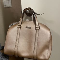 Gold Kate Spade Large Handbag Like New!