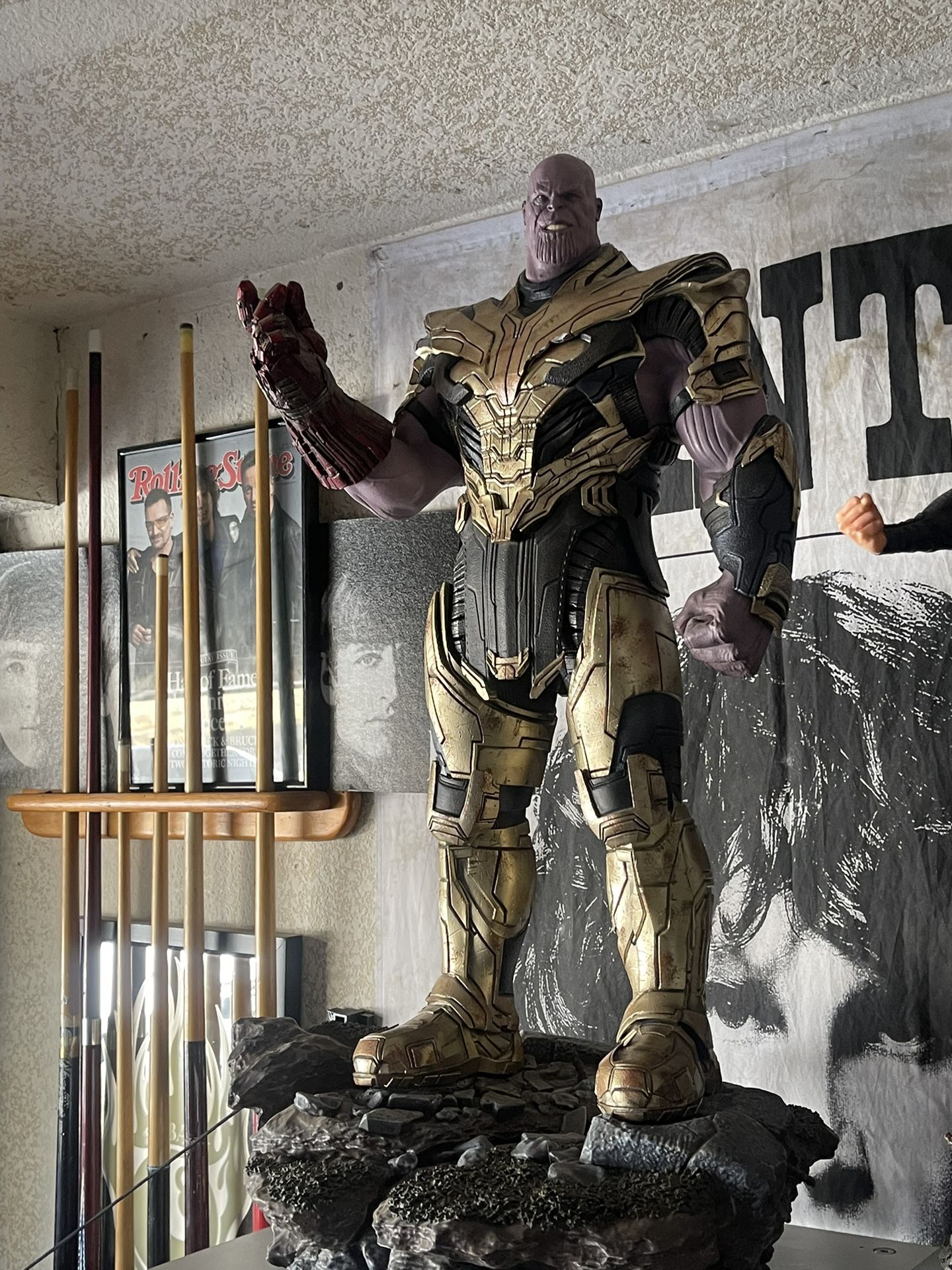 Avengers Endgame Thanos Figure Statue Collection Gifts Statue Marvel Deluxe Ver