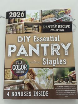 DIY Pantry Staples book magazine 2026 new