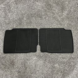 FORD ‘Fusion’ Black Rubber OEM Rear Floor Mats (2013-2016)