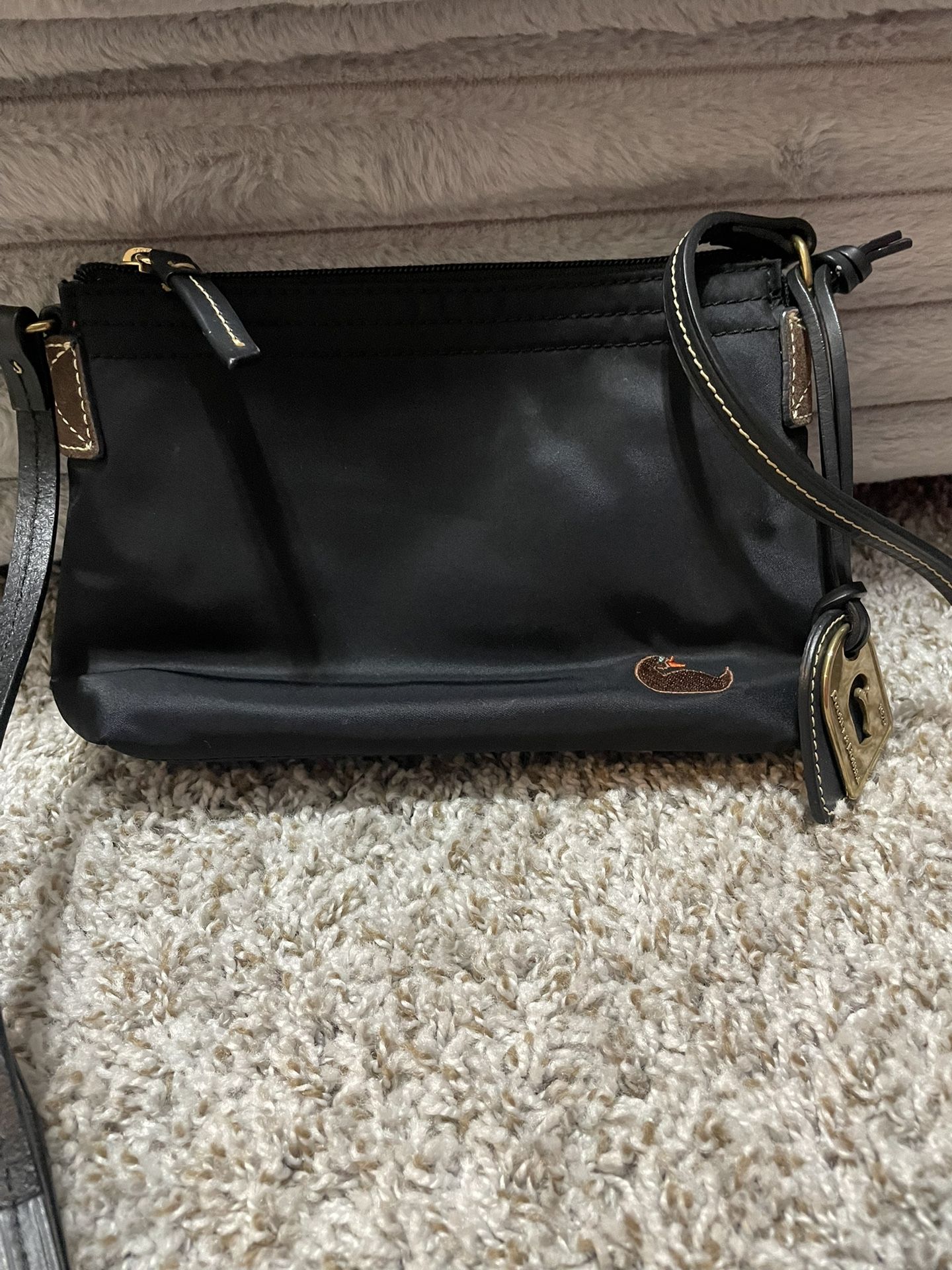 Dooney & Bourke Black Cross Body Pouchette