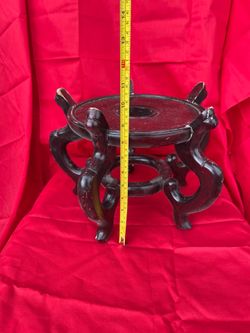 ANTIQUE WOOD PLANT STAND OR ANTIQUE VASE STAND BEST OFFER