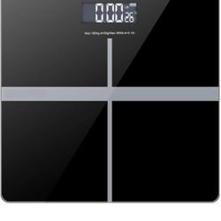 Digital Body Weight Bathroom Scale Weighing Scale with Step-On Technology,Extra Large Blue Backlit Display and Batteries Included, 400 Pounds