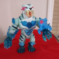 MR BEAST Lab Cryo Lab Mystery Collector Figure Tiger Light Blue Lights Sound; not tested;Not  battery incluid.
