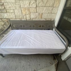 Sofa/day Bed With Twin Mattress! 