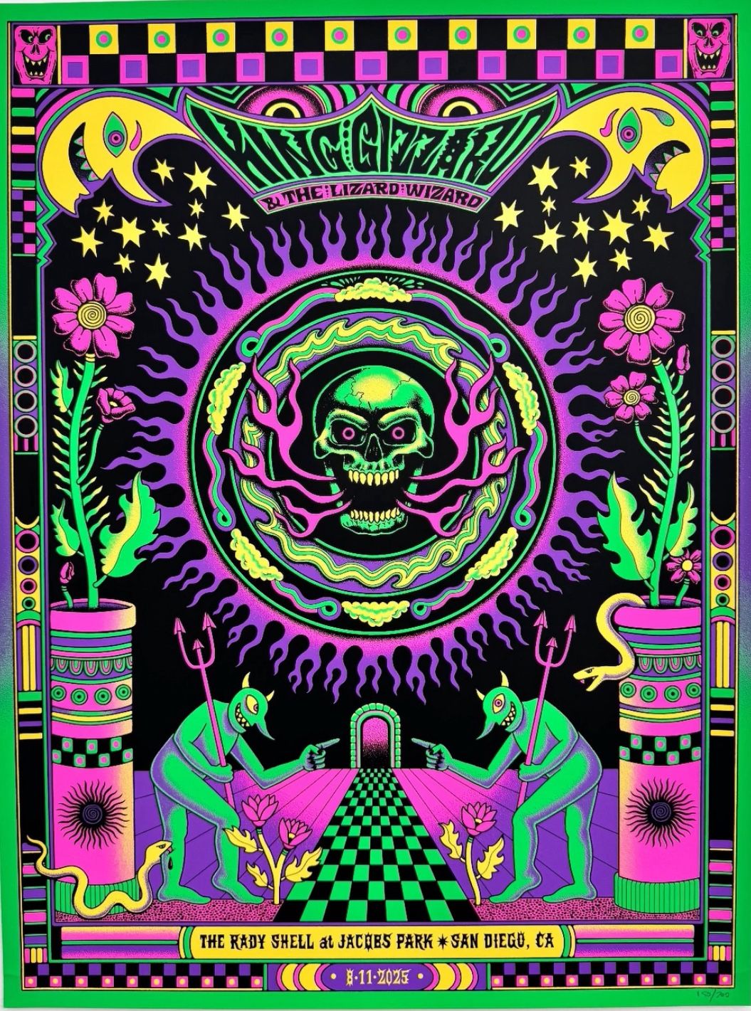 King Gizzard Concert Ticket At The Rady She’ll Tonight 