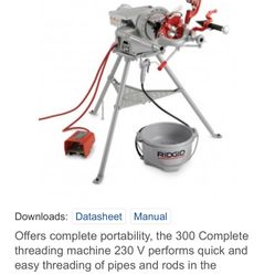 Rigid 300 Pipe Threader 