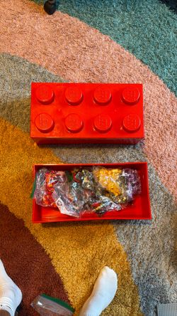 Lego Box and random Legos inside