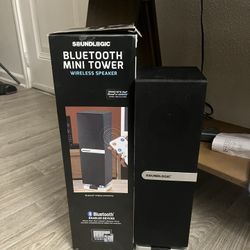 SoundLogic Bluetooth Mini Tower – Wireless Speaker (No Remote