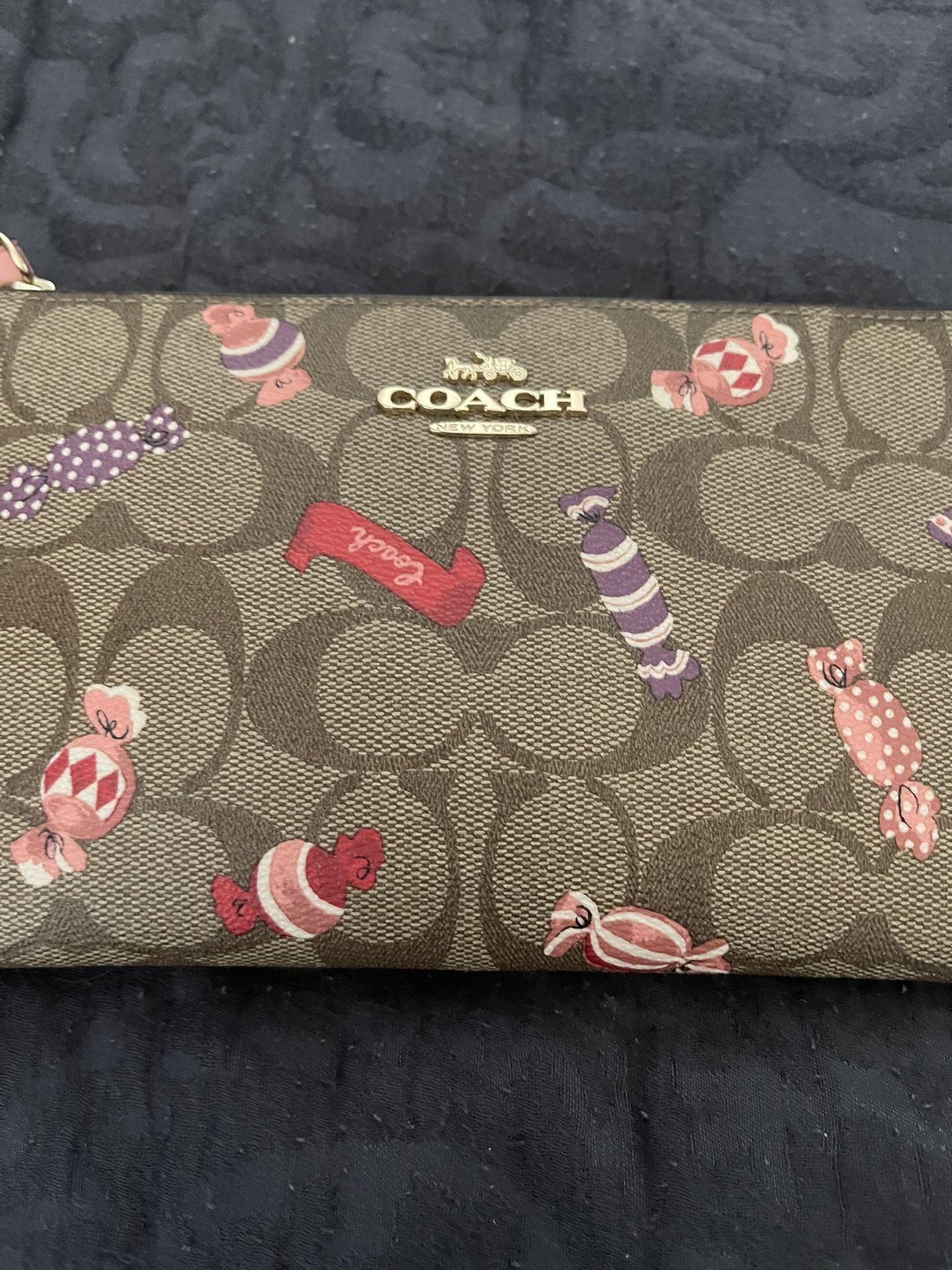 Large Coach Wristlet