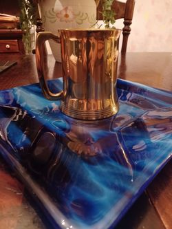 #1619, Spanish Brass Beer Tankard