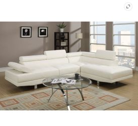 White leather sofa bought for $1000