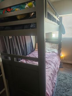 Bunk bed gray