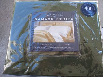 Charter Club Damask Stripe Sheets