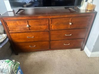 Dresser 6 drawers wood