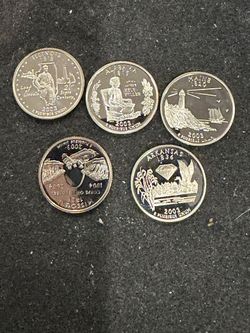 Full Set Of 2003 S Washington State Quarters With A Extreme Cameo 1 