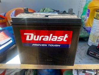 In Good working condition skinny 51R  Duralast probing tough battery 100% charge$5 off with a old battery
