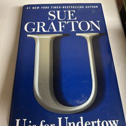 "U is for Undertow" Sue Grafton novel hardcover 