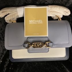 Michael Kors Blue White Crossbody Purse