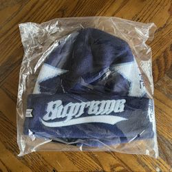 Supreme New Era Stars Beanie Navy