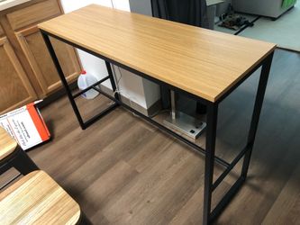 Bar height table and chairs