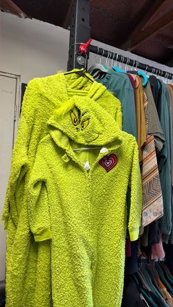 Grinch Fleece One-Piece Pajama Onesie