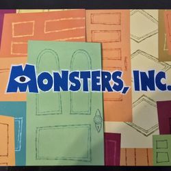 Disney Pixar Monsters Inc Lithographs Set