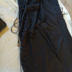 New long girl pants lace to regular lace pants