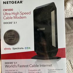 Cable Modem (Not a Combo)Never Opened