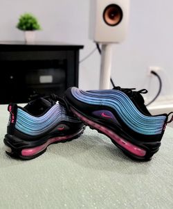 Nike Girls Air Max 97 Blue Chameleon Shoes Sneakers Throwback Size 6.5Y Size 7.5 Women s for Sale in Merrionett Pk IL OfferUp