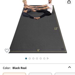 GXMMAT Extra Large Yoga Mat 12'x6'x7mm, 