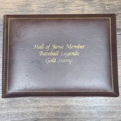 Hall Of Fame Member Baseball Legends Gold Stamp