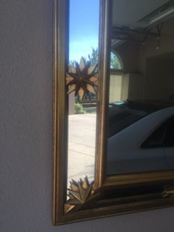 Large antique mirror