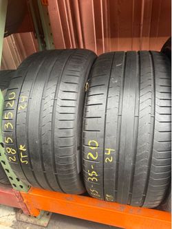 20” tires pirelli 285/35/20 with free installation for $130 both