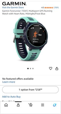 BlueGarmin Forerunner 735XT - $120