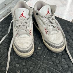 Jordan 3 white cement size 5.5