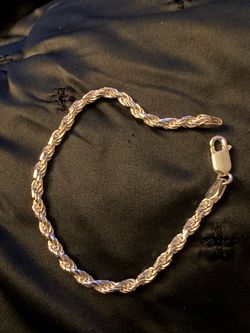 Rope bracelet 925 silver