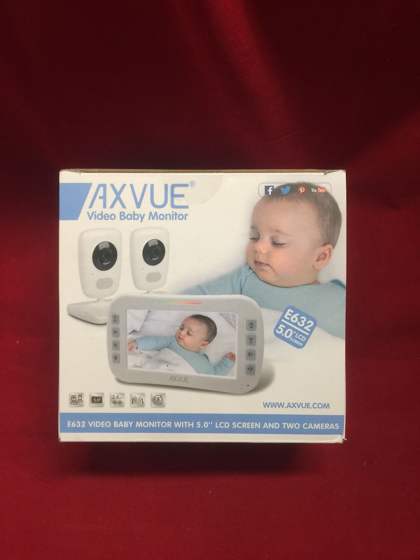 Axvue e632 video baby hot sale monitor