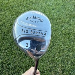 CALLAWAY GOLF Women’s Big Bertha 3 Fairway Wood Gems Ladies Flex w/HC