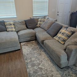 Gray Sectional 