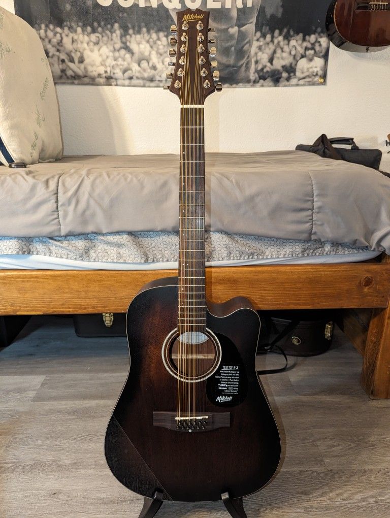 Mitchell 12 String Acoustic Guitar (Requinto, Docerola