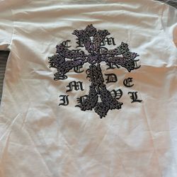 white chrome hearts shirt