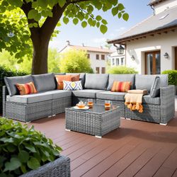 Brand New Inside The Box Patio Furniture Set 7-piece Outdoor Patio Furniture 3 Colors Available Brand New