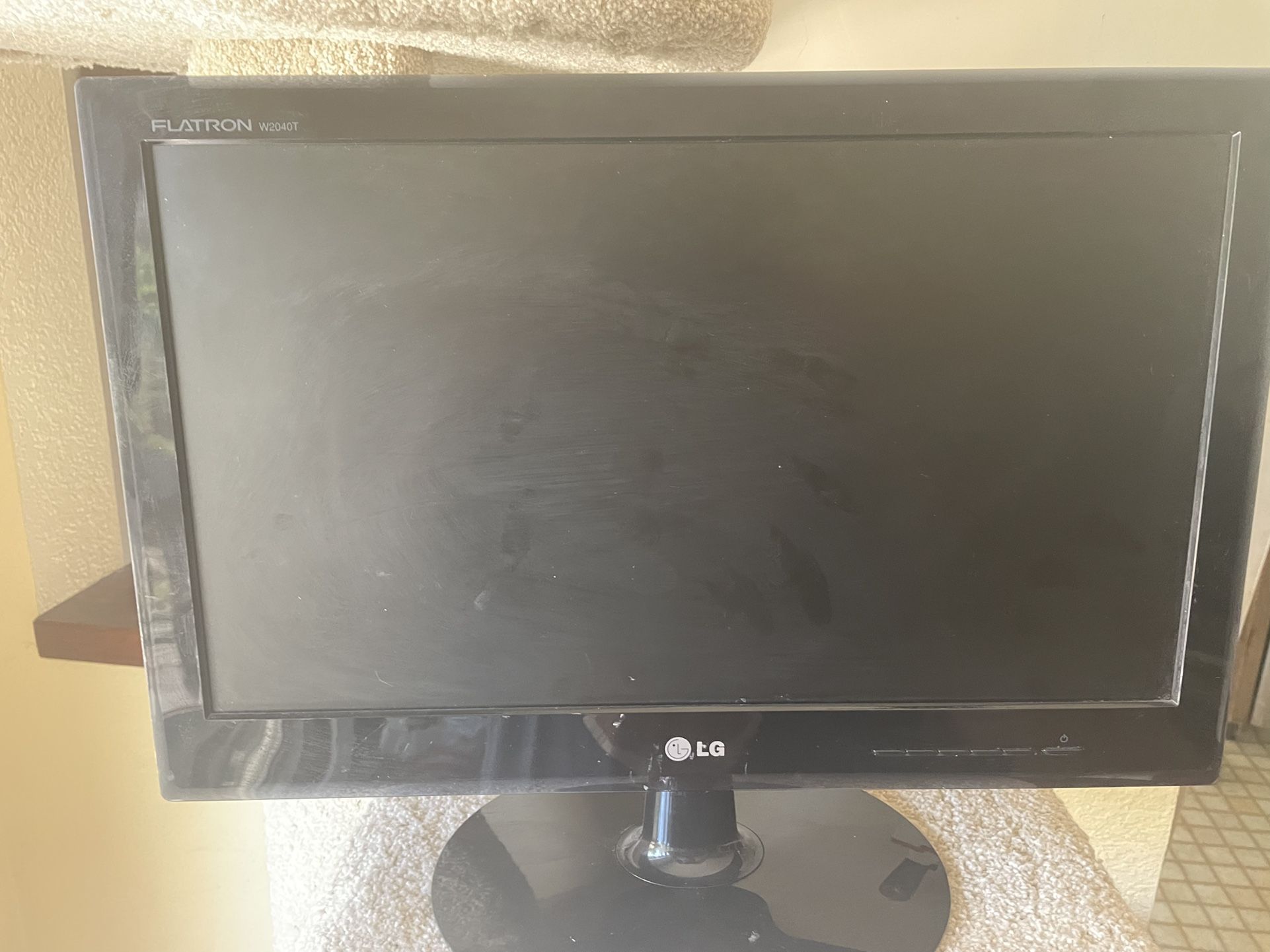 LG Monitor With Power Cord