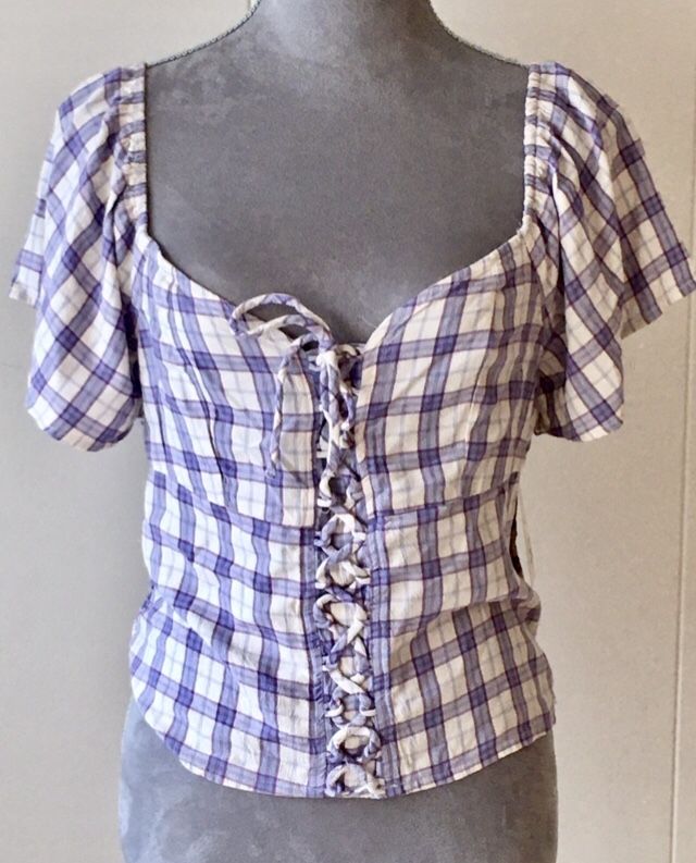 Purple Crop Top, Large