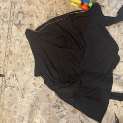 Black Lulu W/ Gold Zipper Size 14 