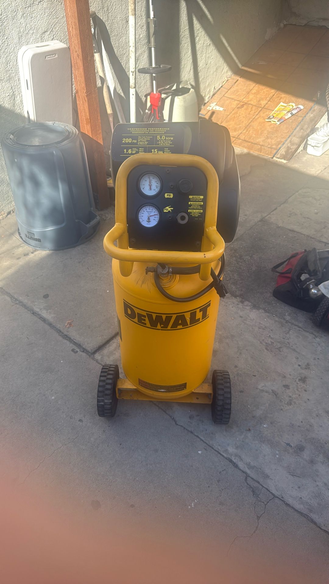 15 Gal. Portable Electric Air Compressor by DEWALT