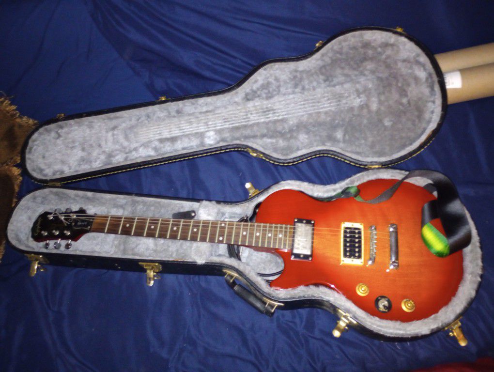 Left Handed Epiphone Les Paul Special Two