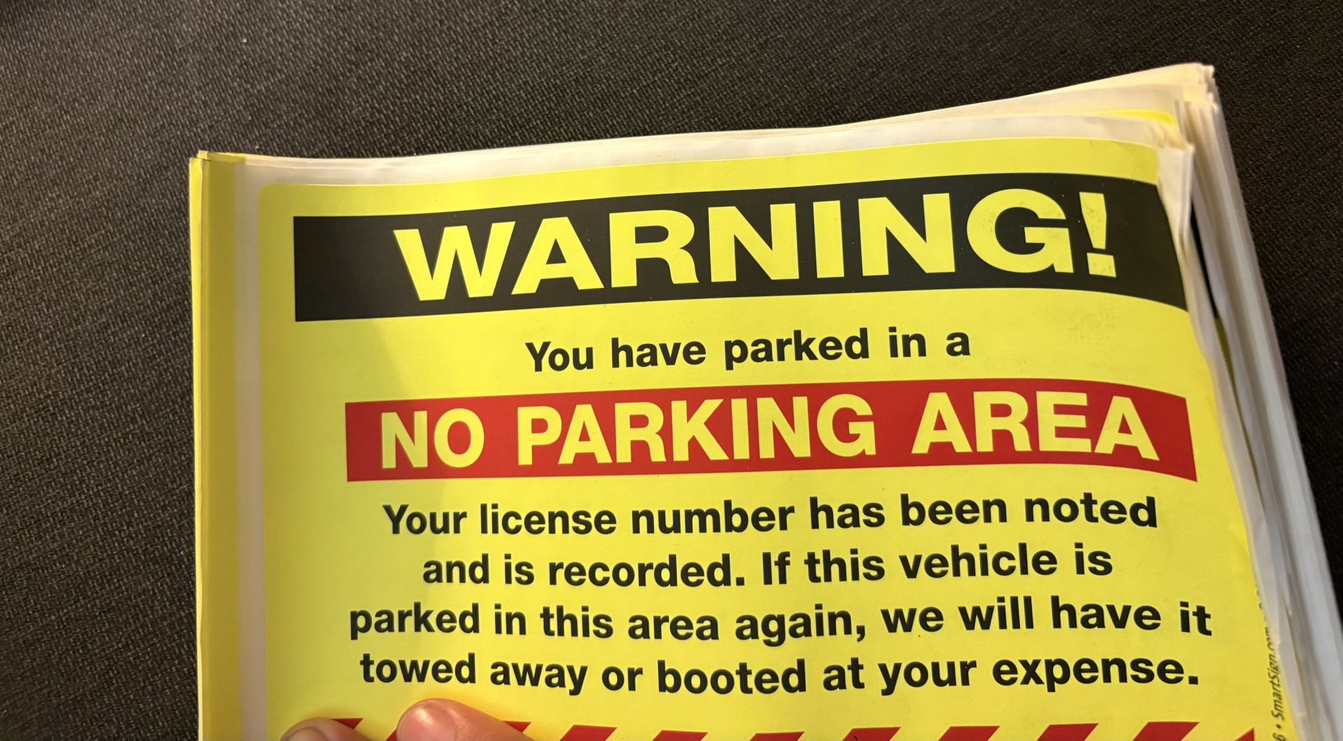 No Parking Stickers (50)